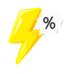 Flash sale badge